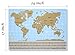 Mr Columbus Scratch Off World Map Poster – with Country Flags, for Travel, Education, and Fun – Perfect to Travelers and Childrenּ+Free Ebook, Scrtcher, Wiping Cloth and Tube