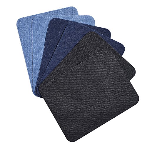 12 Pieces Iron On Patches Iron On Denim Cotton Patches IronOn Repair Kit, 5 by 33/4 Inch Buy