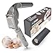 U.RProchef Stainless Steel Garlic Press - Set of Heavy Duty Crusher and Silicon Roller for Peeling Clove Skin. Free Cleaning Brushes