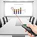 Presentation Remote, Doosl Rechargeable Wireless Presenter with LCD Display, 2.4GHz Wireless USB Powerpoint PPT Clicker Remote Control (Black)