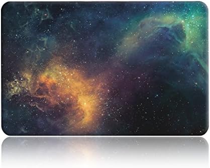 HWER 2 in 1 bundle Art Fashion Leatherette Top Surface Rubberized Snap-On Hard Cover Case for Apple MacbookPro 13(Model:A1278)&amp; Keyboard Cover,13.3 Pro,star two