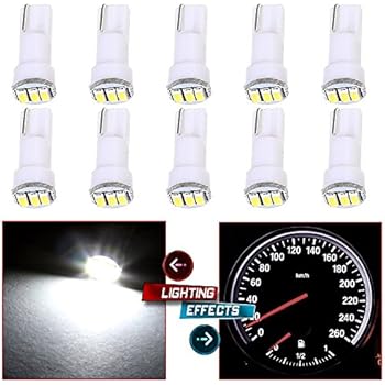 Amazon.com: 20x T5 17 74 73 3-3014SMD Instrument Gauge Dash Indicator