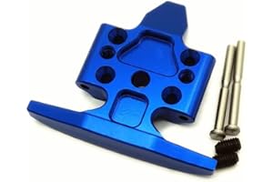 EPTNNASO Aluminum Front Bumper and Chassis Skide Plate Blue for Losi Mini-T 2.0 Mini-B LOS214010