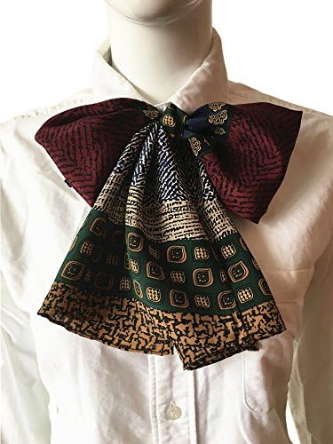 Nita 100% Natural Mulberry Silk Stripe Unisex Style Long Scarf 52"x11" (Blue)