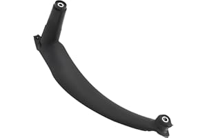 Zreneyfex 51416969404 Right Inner Door Panel Handle Pull Trim Cover, Black Interior Door Trim Grab Cover Replacement for BMW 