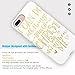 iPhone 8 Case Girls,iPhone 7 Case,Cute Women Christian Inspirational Motivational Bible Verses Quotes Can Do All Things Through Christ Who strengthens Me Soft Clear Side Case for iPhone 8/iPhone 7