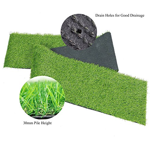 QYH Grass Table Runner Artificial Grass Tabletop Mat Fake Grass Turf