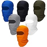 6 Pack Ski Mask Balaclava Face Masks for Men Women Pooh Shiesty Mask Outdoor Full Cover Summer&Winter Protection