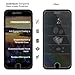 Info Safety iPhone 8 7 Privacy Screen Protector SOWTECH 2 Pack Premium Tempered Glass with Scratch Proof iPhone 8 Protective Screen Cover with Anti Spy - Black