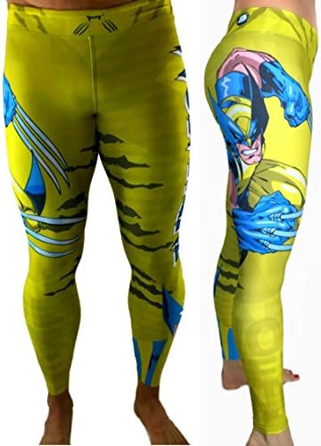 Wolverine Superhero Leggings Yoga Pants Compression Tights