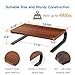 Wood Monitor Stand – Computer Monitor Stand Riser with 14.5 Inch Wood Grain Platform for Laptop, Printer, Tablet, TV, PC, Screen Riser to 4.6 Inch Height for Home & Office Use by HUANUOthumb 4