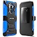 Evocel New Generation Series Phone Case Compatible with LG G Stylo with Belt Clip Holster and Kickstand, Blue