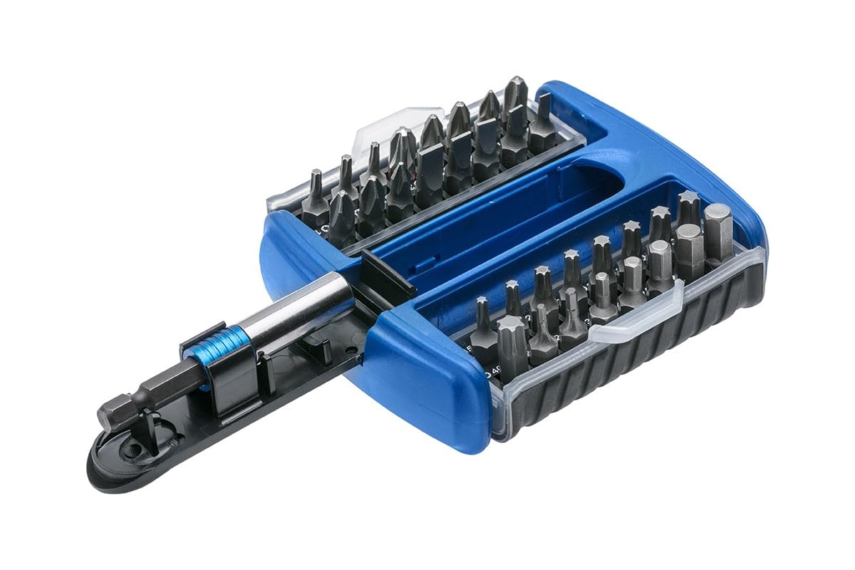 Högert Screwdriver Bit Set - Screwdriver Bits Tool Bits Screwdriver Set - Silver, 1/4 Inch, HT1S402, 33 Pieces