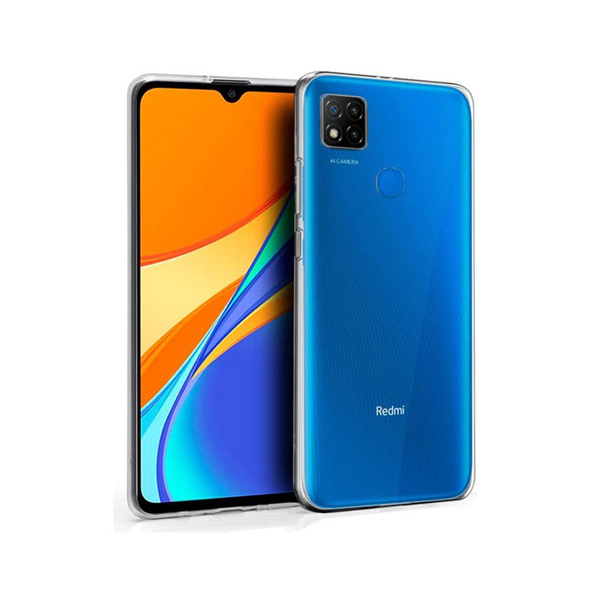 Cool Silicone Case for Xiaomi Redmi 9C (Transparent)