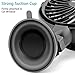 OPOLAR Mini Car & Kitchen USB Fan, Four Speeds, Strong Attraction on Windshield/Car Window, 360° Rotation, Cooling Fan for Sedan SUV RV Boat Auto Vehicles, Only USB Powered (Two Suction Bases)