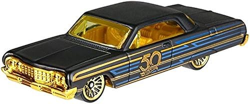 New 1:64 Hot Wheels 50th Anniversary Black Gold Collection