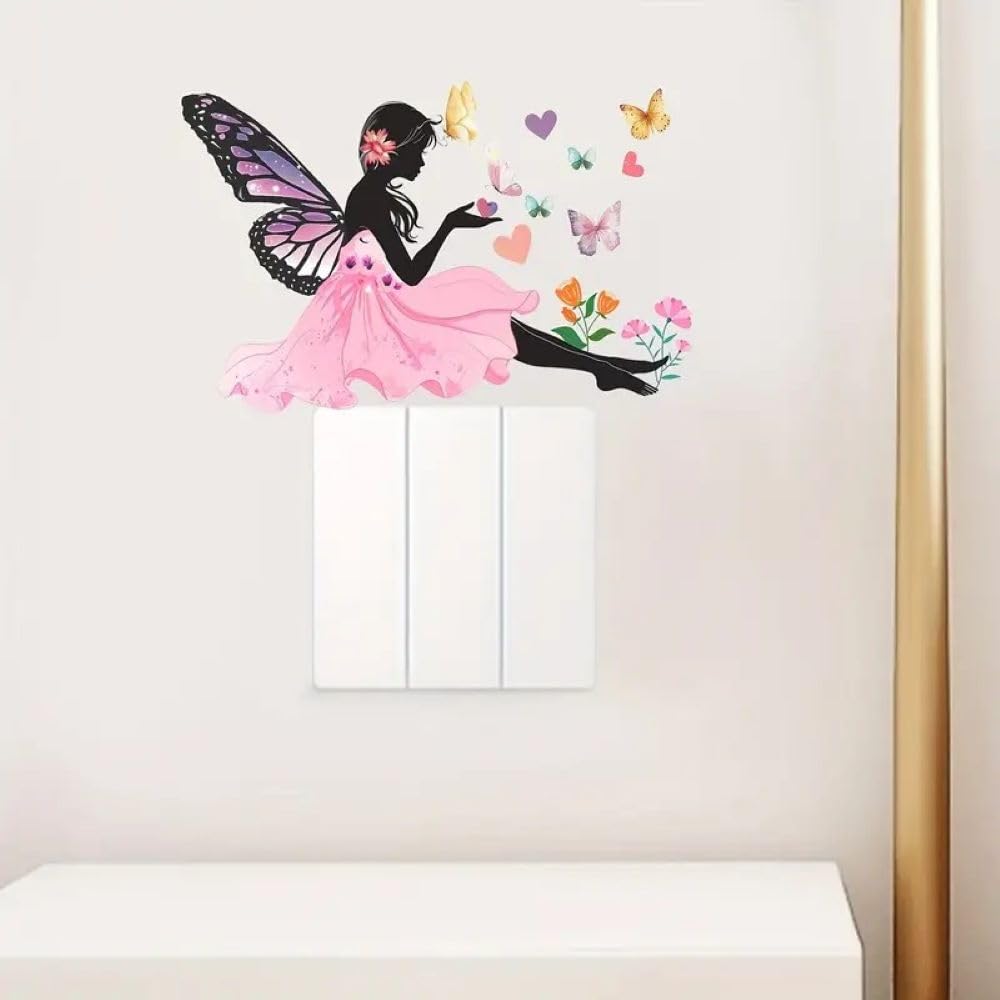 Wall Sticker Fairy Princess for Children's Room (Dress)