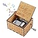 Kids Wooden Music Box Toy for Toddlers, Hand Cranked Engraved Music Gift for 2-8 Year Old Girls Boys Fun Birthday Presents for Babies Children Toys Gift for Grandson Age 3 4 5 6 7 Twinkle Little Star