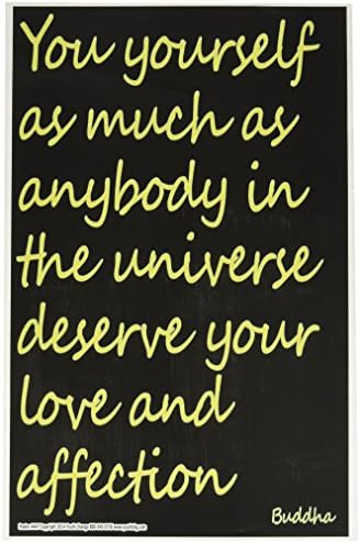 Poster #447 Self-Esteem, Motivational Message Poster with Buddha quote