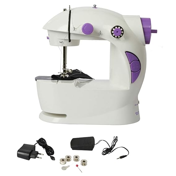 TLISMI 4 in 1 Mini Size Household Sewing Machine Mini Silai Machine