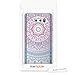 kwmobile TPU Silicone Case Compatible with LG V30 / V30S / V30+ / V30S+ - Crystal Clear Smartphone Back Case Cover - Indian Sun Blue/Dark Pink/Transparent