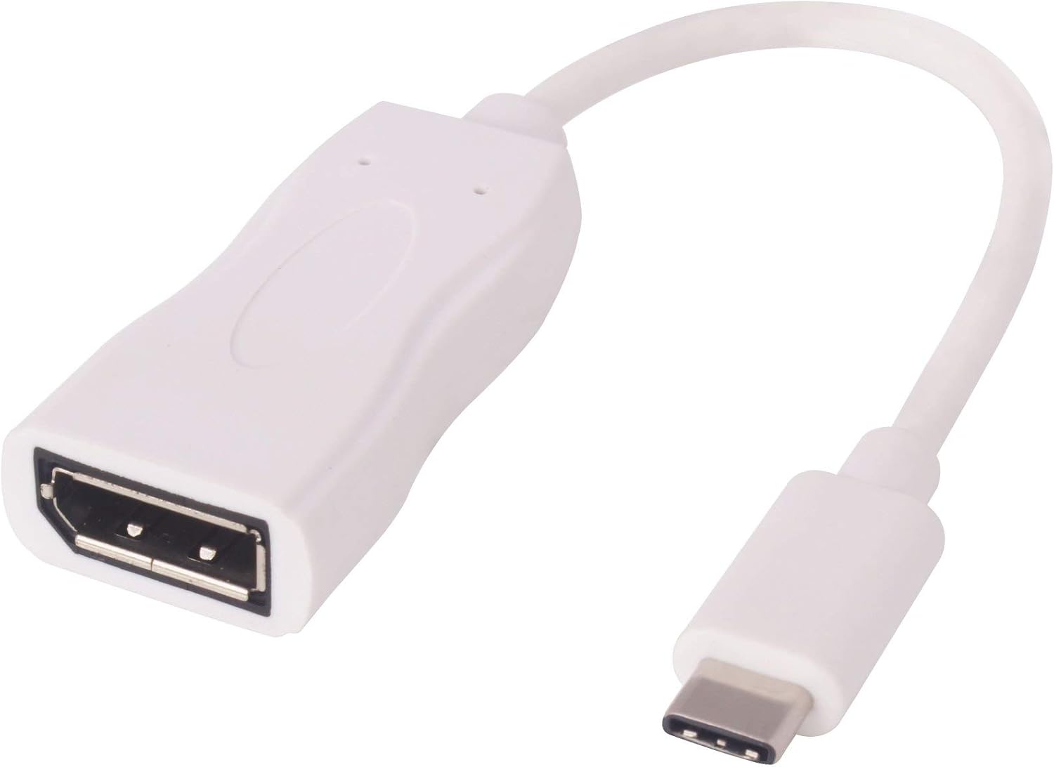 PremiumCord USB-C to DisplayPort 4K Adapter, USB 3.1 Type C Male to DP Female, Resolution 4K 2160p 60Hz, Full HD 1080p