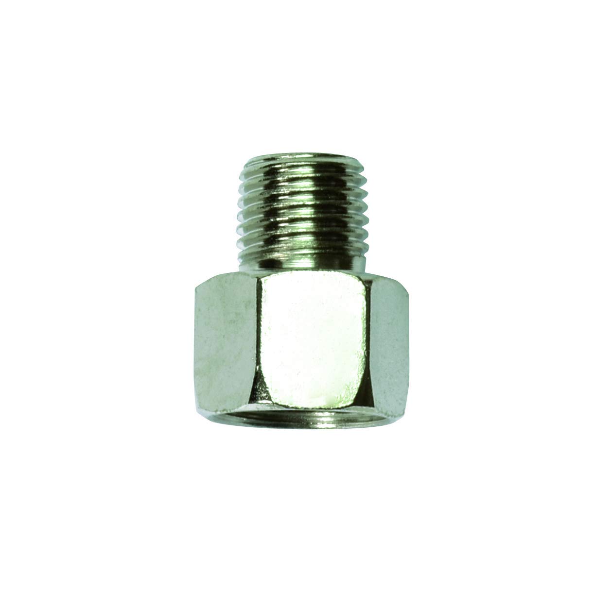 Mecafer Flow Adaptor 1/4-Inch M x 3/8-Inch F Gray