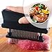ORBLUE 48-Blade Stainless Steel Manual Meat Tenderizer - (Black)