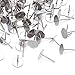 Craftdady 500Pcs Stainless Steel Earring Posts 8mm Flat Pad Blank Tray Stud Earrings for Earring Jewelry Making