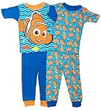 Finding Nemo Little Boys Toddler 4 Pc Cotton Pajama Set