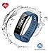 Huawei Eris-B29 Blue Band 2 Pro All-in-One Activity Tracker Smart Fitness Wristband | GPS | Multi-Sport Mode| Heart Rate | Sleep Monitor | 5ATM Waterproof, Blue (US Warranty)