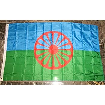 Amazon.com : ROMA FLAG, 3'x5' Flag of the Romani : Garden & Outdoor