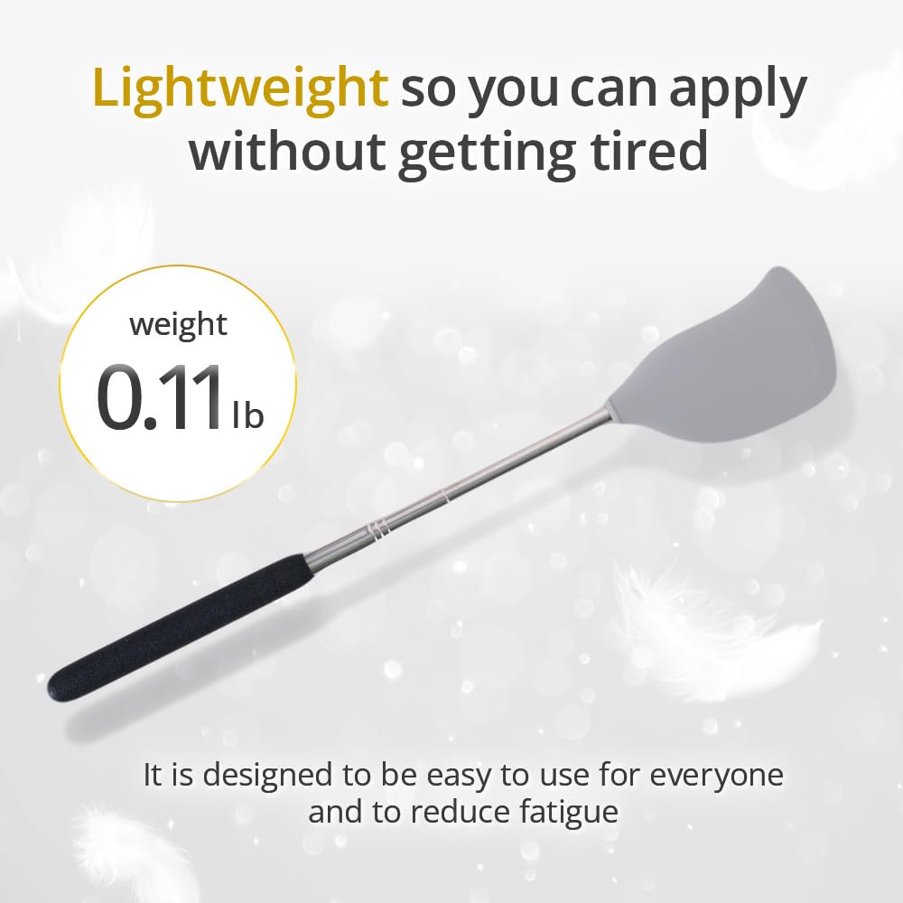 ROUNDS Cream Applicator for Back Redesign Lotion applicator Telescopic Stick Ointment Body Oil Medicine