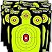 EasyShot Targets Shooting Targets 12 x 18inch Targets Highly Visible Neon Silhouette Paper Targets Heavy-Duty Paper Targets for Shooting in Short and Long Range Hunting Practice