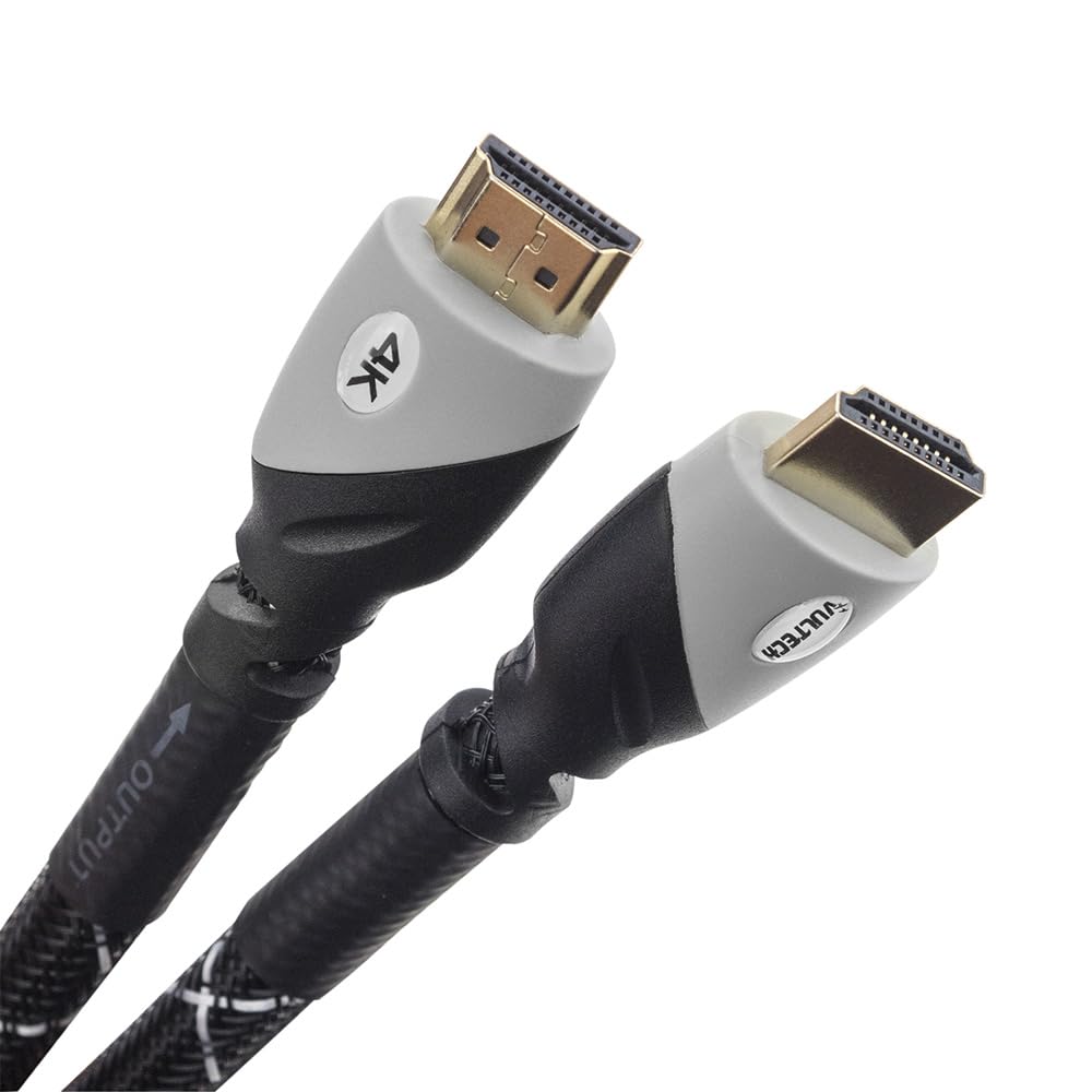 Vultech aa14305pro HDMI to HDMI Cable V.2.0 3d, 4 K, 60 Hz, Arc, 5 M, Black/Grey
