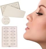 Zveniy 4 Pcs Lip Tattoo Skin Latex Sheet Light Brown Microblading Practice view 7