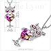 Kate Lynn Valentines Day Necklace Gifts for Mom Necklaces for Women Owl Crystal Pendant Necklace Animal Jewelry Gifts Jewelry for Women Valentines Gifts for Women Birthday