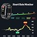 Semaco Fitness Tracker, Color Screen Heart Rate Monitor Waterproof Smart Activity Tracker Sleep Weather Step Calories Pedometer Sport Watch Wristband for Android & iOS(Black)