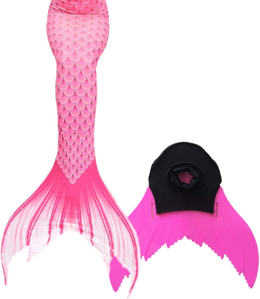 New Kids Unisex Adults Mermaid Tail Monofin Swimmable Wear