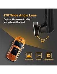 Cámara OldShark G16 para automóvil   Dash Cam con pantalla táctil IPS de 4.5 ", Real Starlight Night Vision Dashboard Cam 1080P FHD 170 Grabadora DVR de gran angular para coche con ADAS, G Sensor, WDR, Dashcams para automóviles y camiones