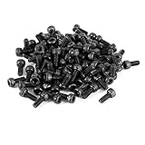 Globalstore 200 Pcs M2.5x6 SHCS12.9 Steel Alloy Hex Pan Head Knurled Cap Screw Bolt for RC Airplane Motor FPV Frame (M2.5x6)