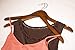 Topline Classic Wood Shirt Hangers - Mahogany Finish (20-Pack)