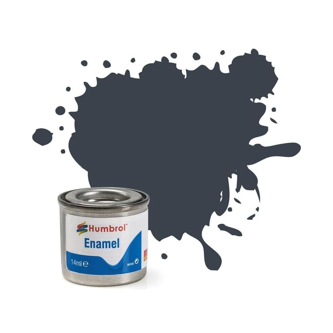 Humbrol Enamel Paint 14ML No 32 Dark Grey - Matt
