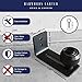 New: Barn Door Floor Guide [Flush to Floor and Quiet] Sliding Hardware Roller for Barn Doors - Heavy Wall Mount System with Bottom Adjustable Roller for Interior and Exterior Doors [No Floor Damage]