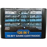 Super Games 126 in 1 Multi Game Cartridge for Sega Genesis/Mega Drive 16Bit Game Consoles