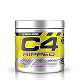 Cellucor C4 Ripped Pre Workout Powder, Thermogenic Fat Burner, Energy & Weight Loss Supplement for Men & Women, Berry Brainiacs, 30 Servings