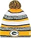 New Era Green Bay Packers 2014 On Field Sport Cuffed Pom Knit Beanie Hat/Cap