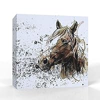 Canvas Wall Art - Animal Portrait - Canvas Prints Home Artwork Decoration for Living Room,Bedroom - 12x12 inches