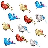Bird Clip-Ons Set of 12 Includes 3 Each of