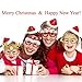 Frienda 12 Pcs Christmas Glasses Frame Christmas Tree Glasses Christmas Costume Eyeglasses Creative Funny Eyewear for Xmas Favors